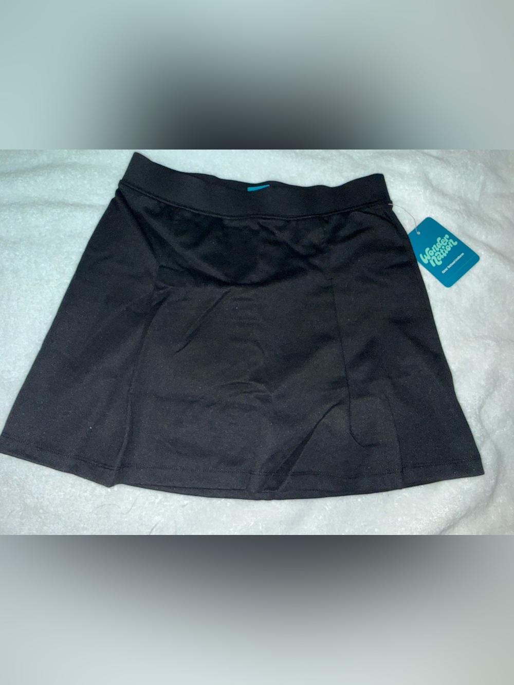 Girls black skort
